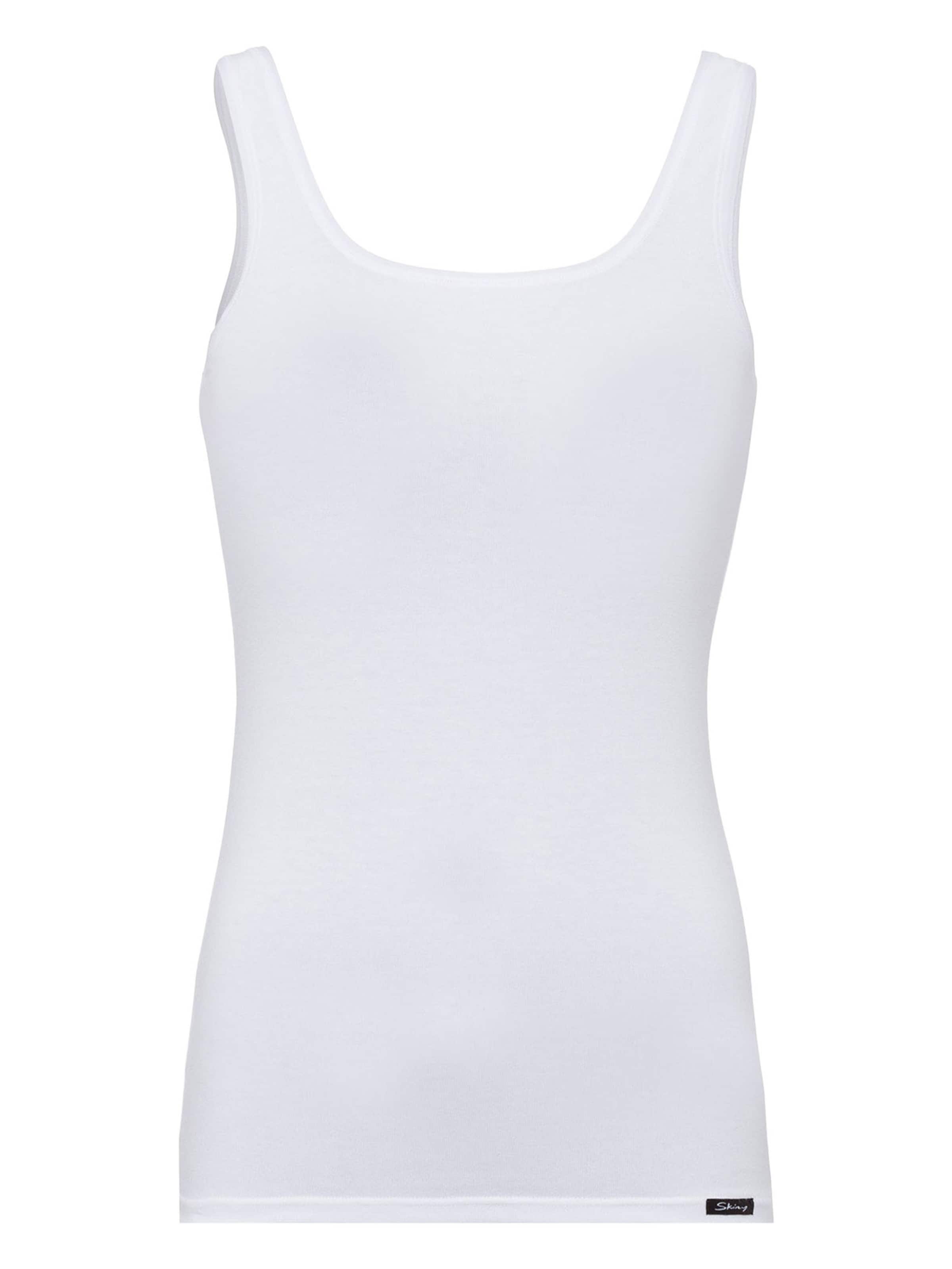 Skiny Top ' Cotton Advantage ' in Wit