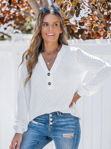 Cupshe Bluse 'CAA04C4J009CC'‌‌‌‌‌ in Weiß