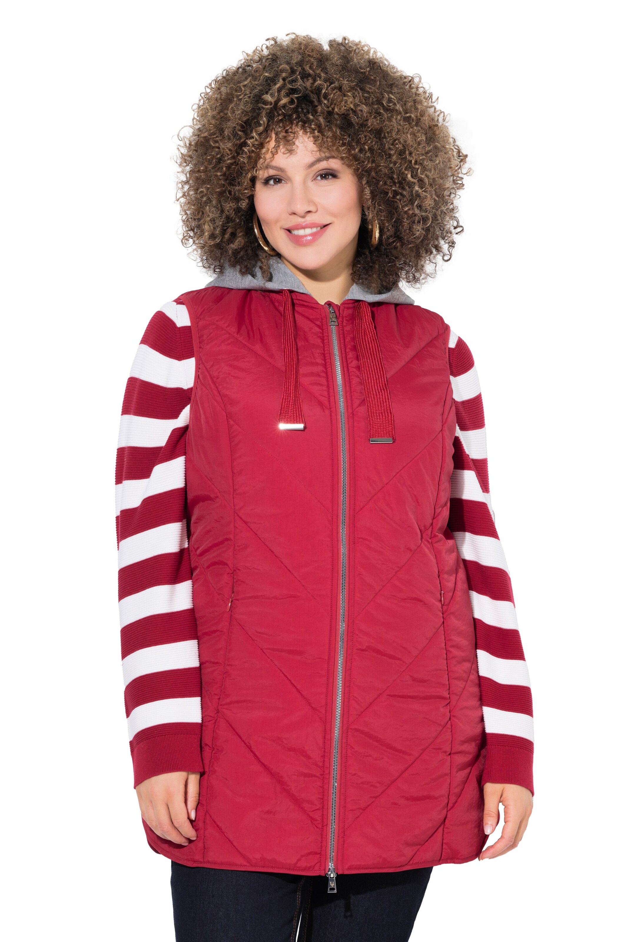 Ulla Popken Vest in Red: front