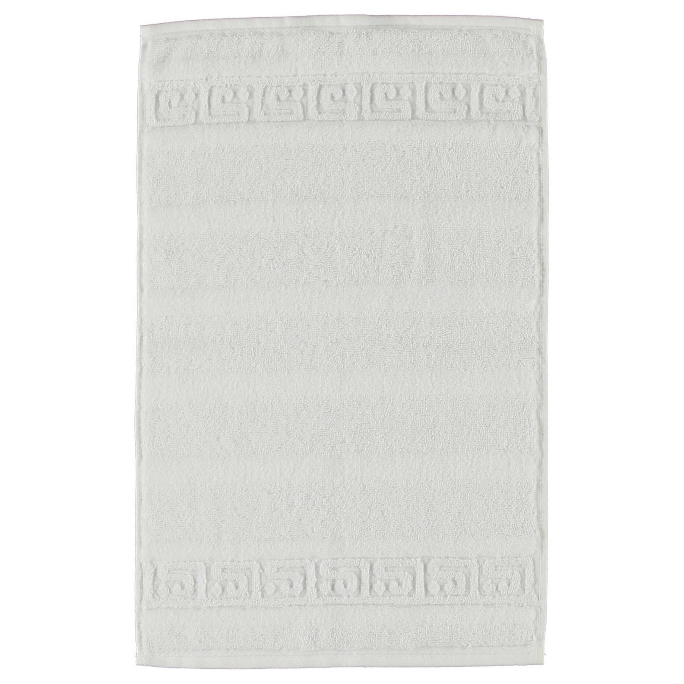 Asciugamano di Cawö in bianco: frontale