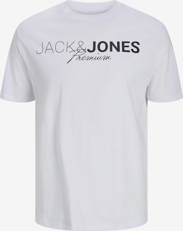 Jack & Jones Plus Majica 'JPRBLANEO' | bela barva: sprednja stran