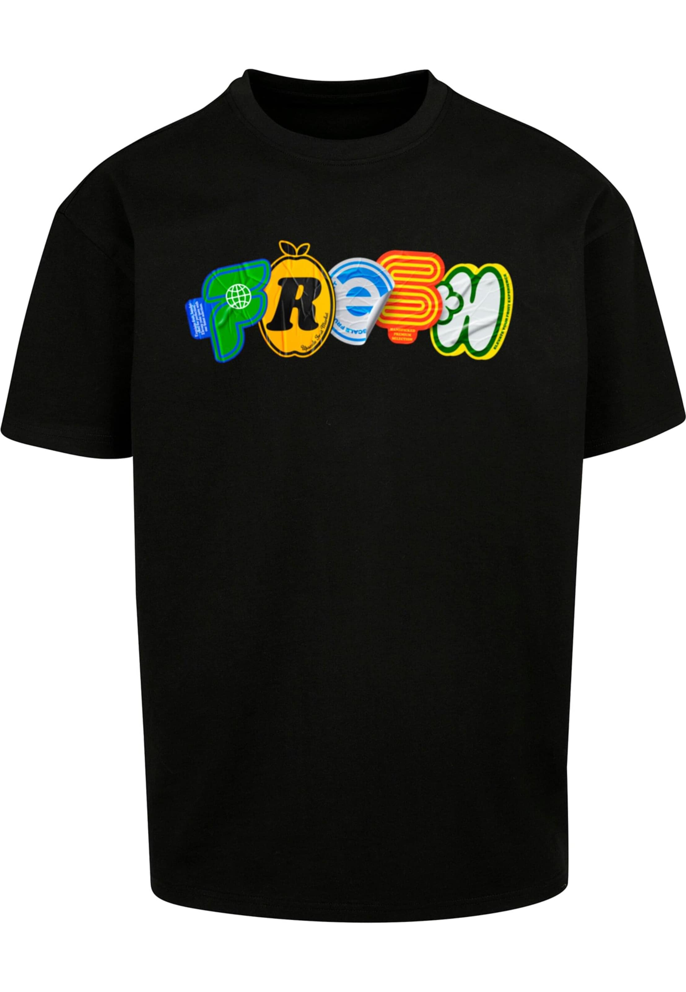 MT Upscale Tričko 'Vitamin' - Čierna: predná strana