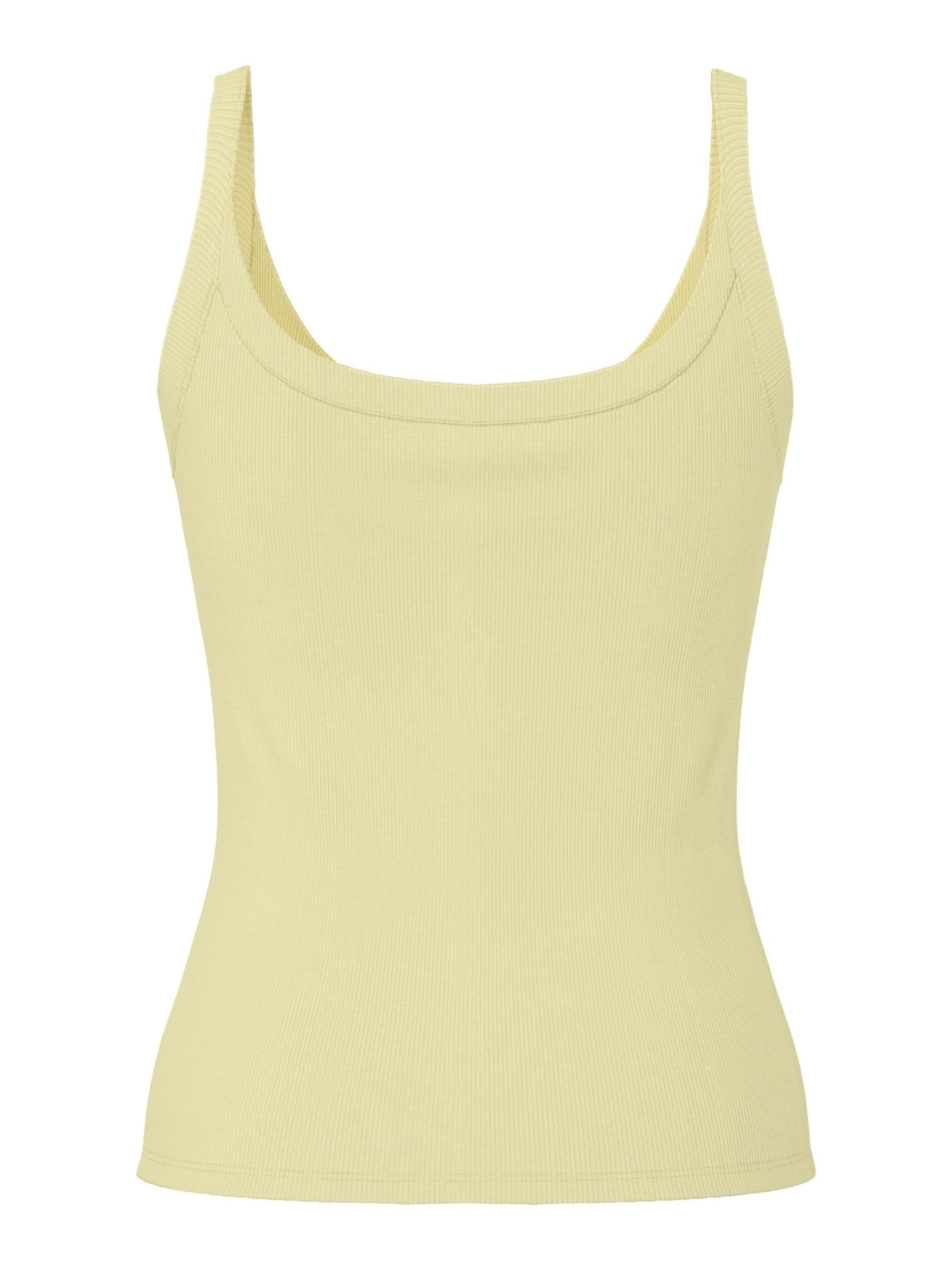 PIECES Top 'PCMay' in Yellow