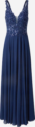 mėlyna mascara Vakarinė suknelė: priekis