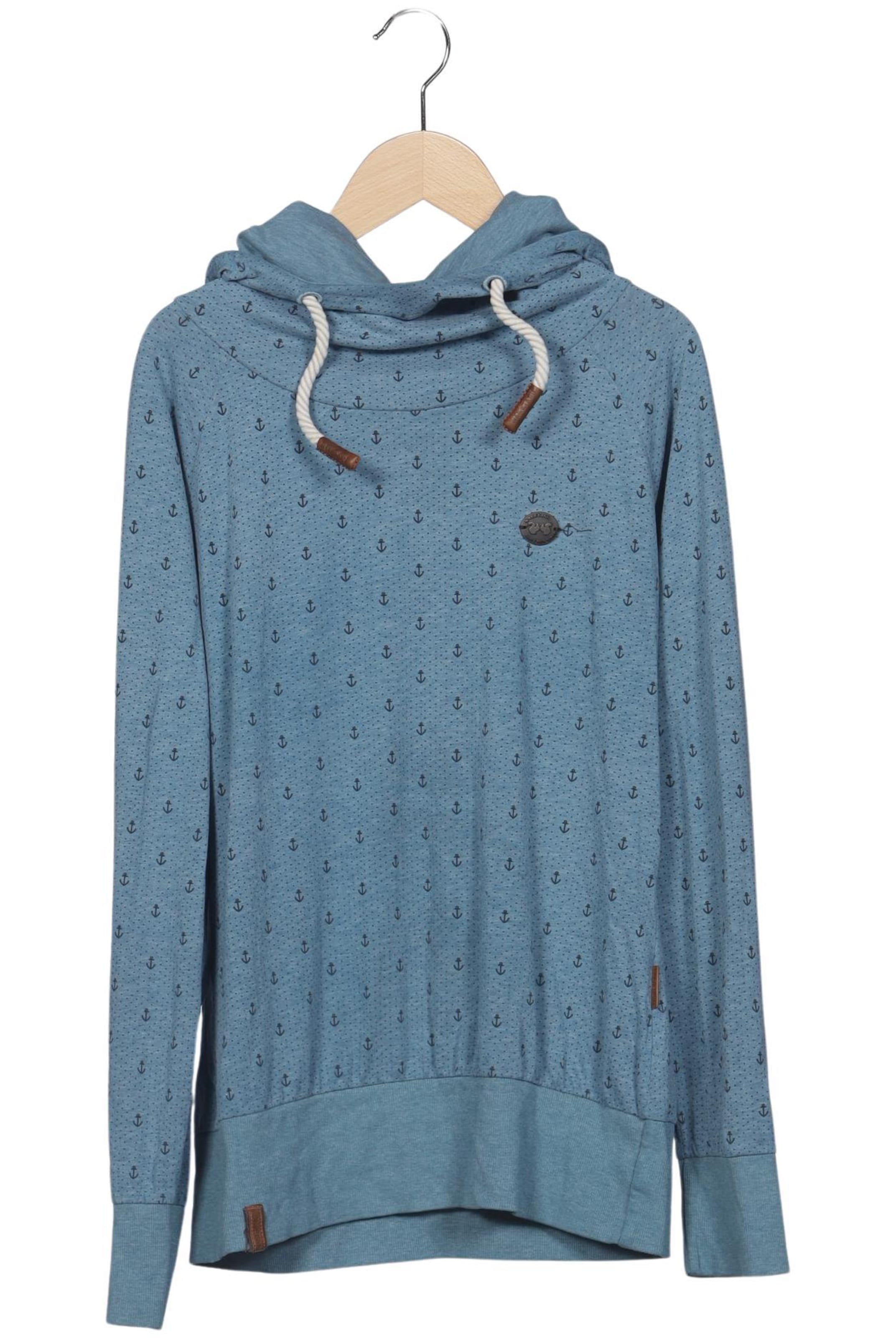 naketano Sweatshirt & Zip-Up Hoodie in L in Blue: front