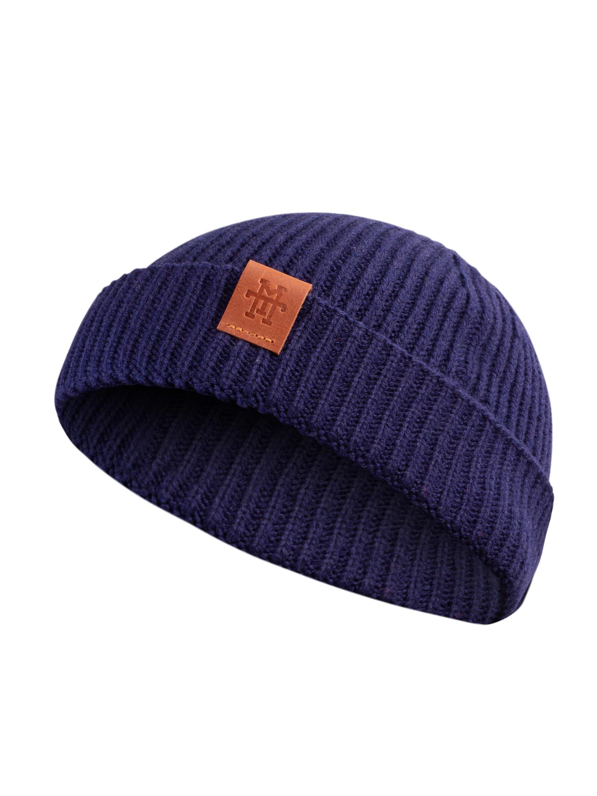 Manufaktur13 Beanie 'Fishermans' in Blue: front