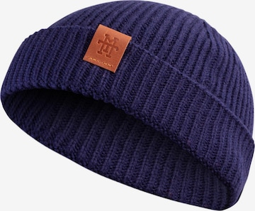 Manufaktur13 Beanie 'Fishermans' in Blue: front