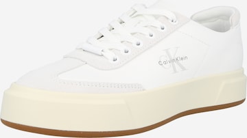 Calvin Klein Regular Sneaker 'BASKET' in Weiß: Vorderseite