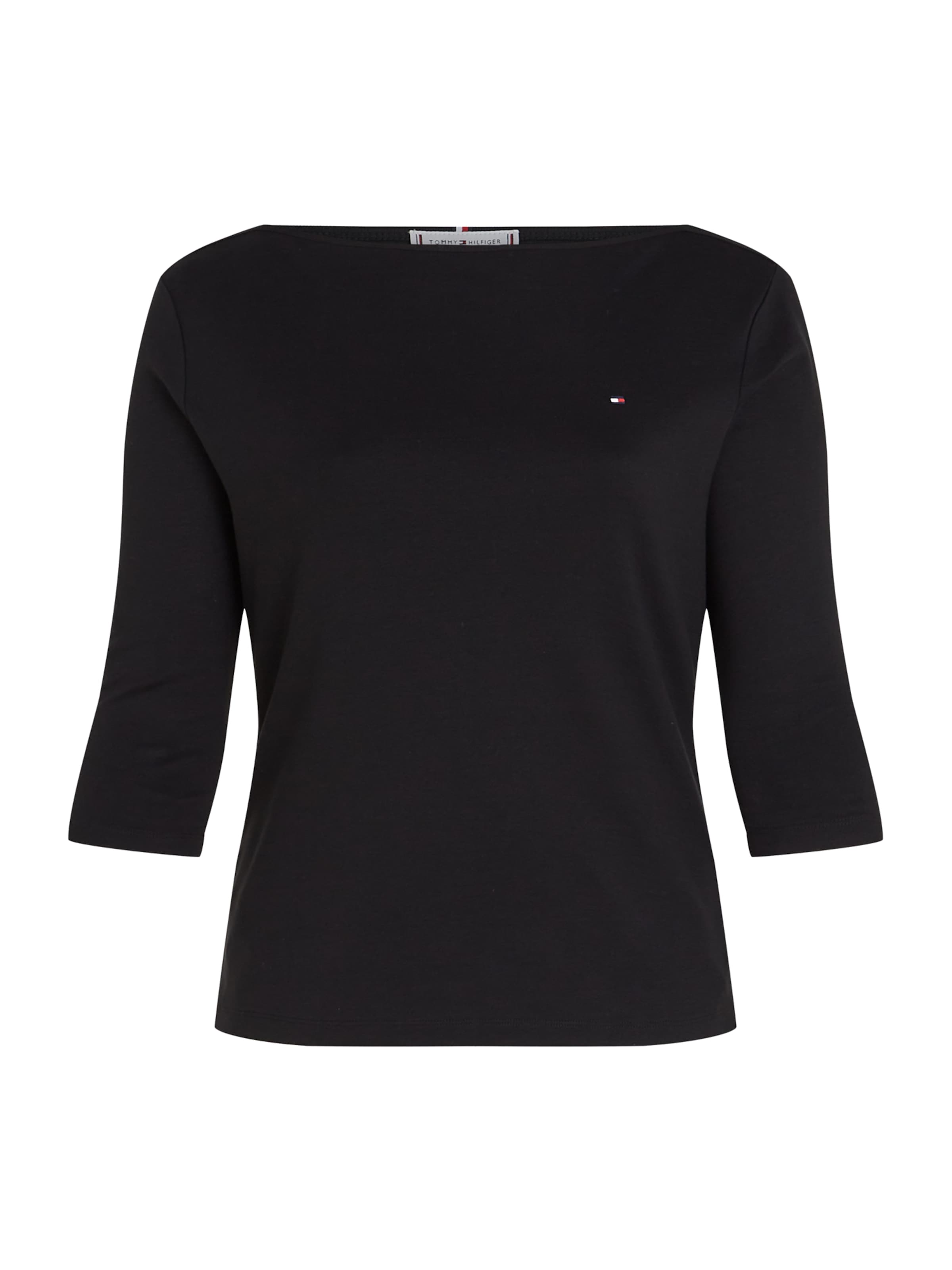 Tommy Hilfiger Curve Μπλουζάκι σε μαύρο: μπροστά