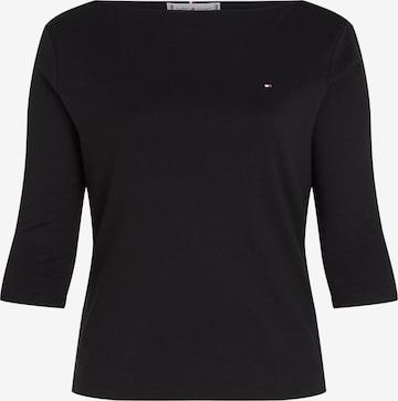 T-shirt Tommy Hilfiger Curve en noir : devant