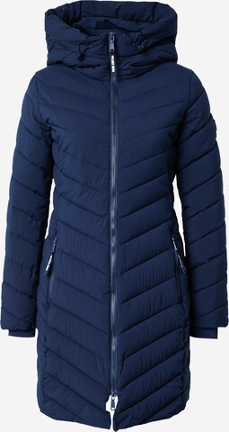 Lake View Winter Coat 'Ellinor' in Blue: front