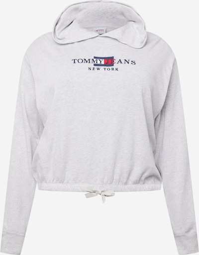 Tommy Jeans Curve Sweatshirt in Navy / Light grey / Red / White, Item view