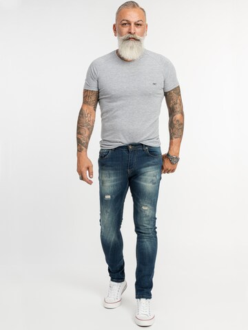 Rock Creek Slimfit Jeans in Blau