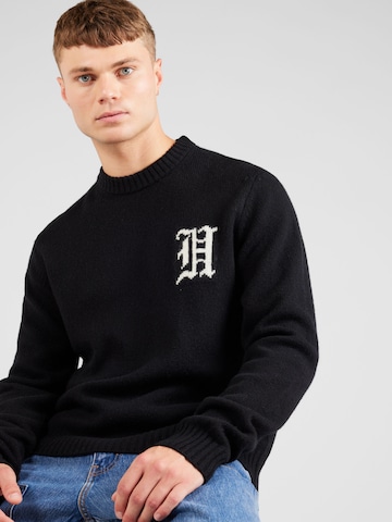 Han Kjøbenhavn Pullover 'Intarsia' i sort