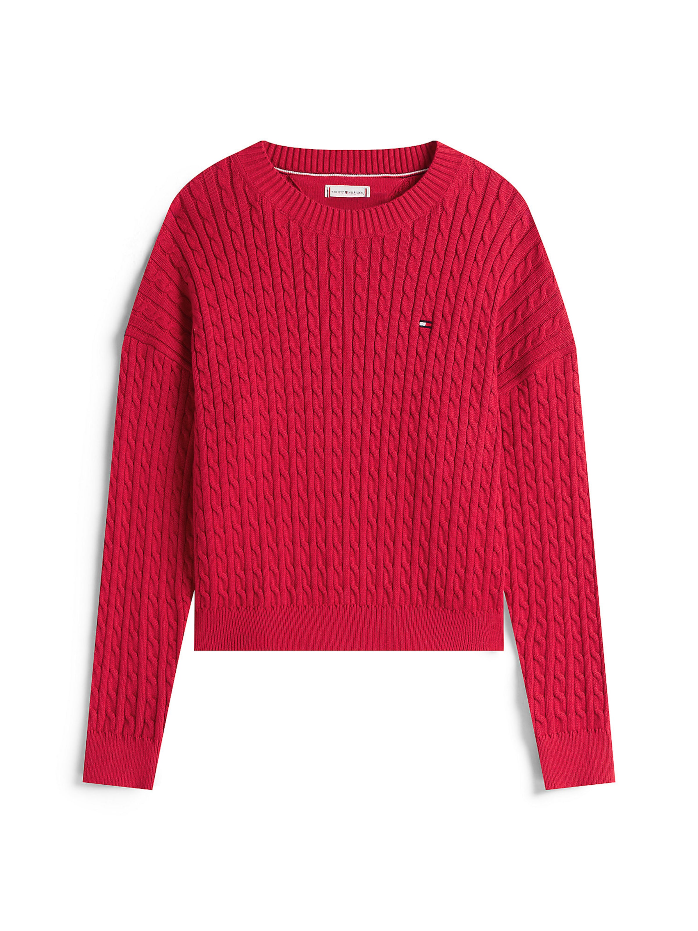 TOMMY HILFIGER Pullover in Rot: Vorderseite