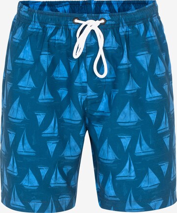 Shorts de bain Jimmy Sanders en bleu : devant