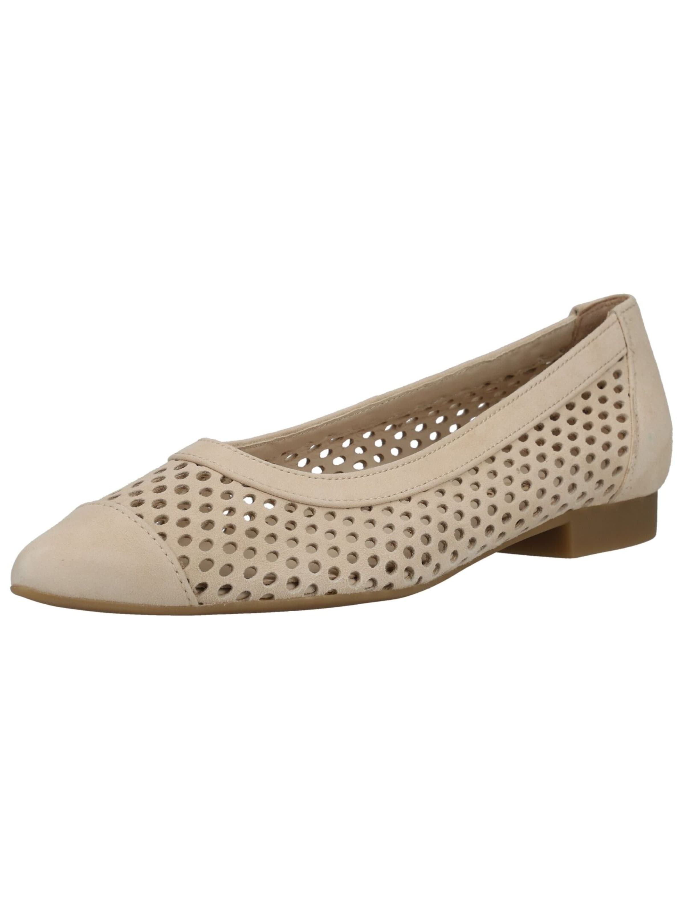 Paul Green Ballerina in Beige: voorkant