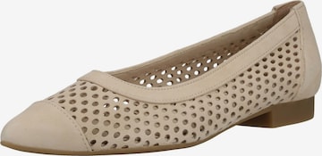 Ballerines Paul Green en beige : devant