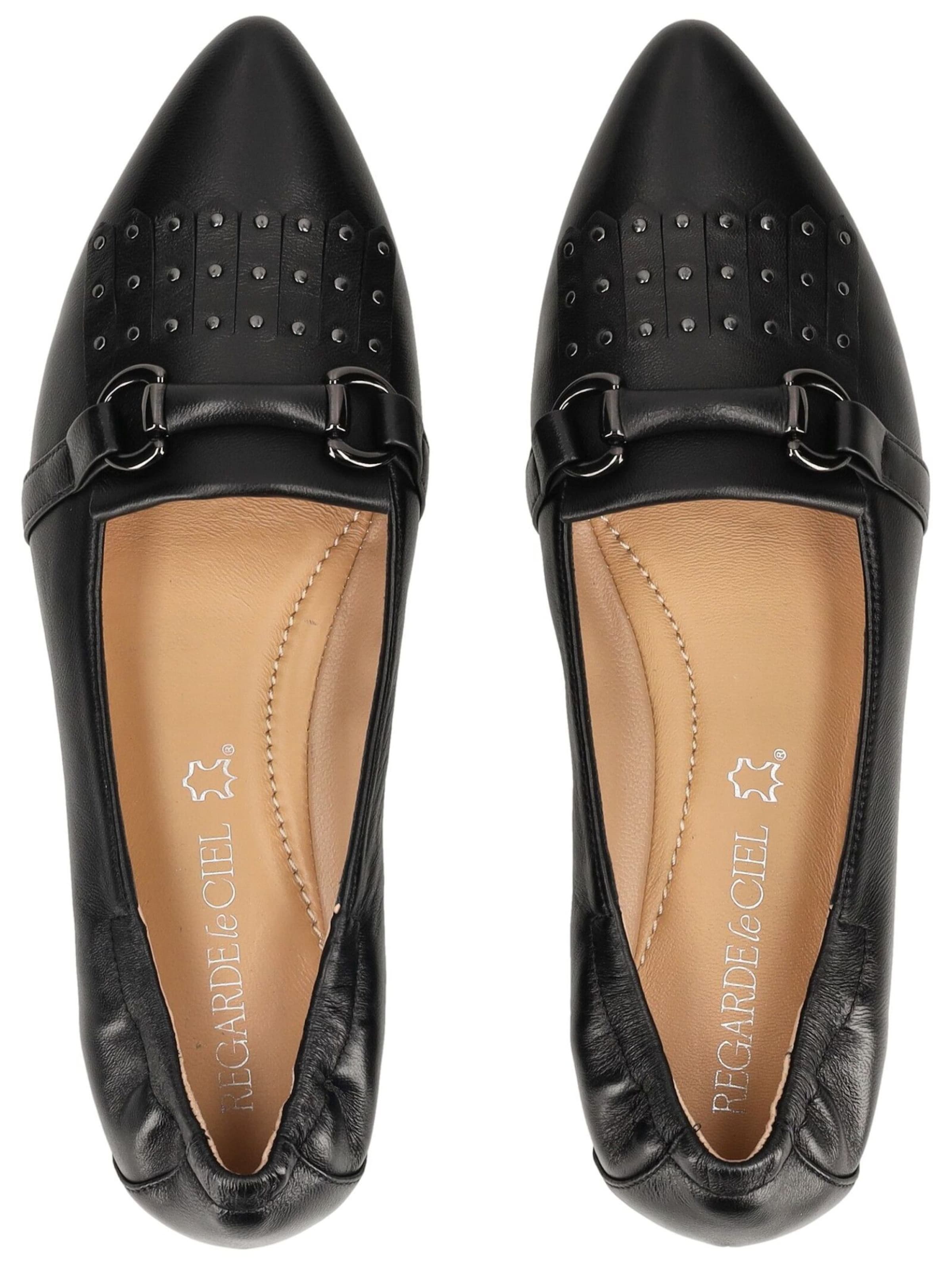 Ballerines Regarde le Ciel en noir