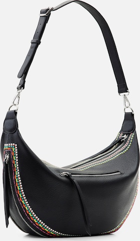 Desigual - Bolso de hombro 'Kuwait' en negro: frente