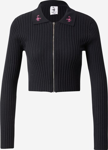 Cardigan 'Ashley' VIERVIER en noir : devant