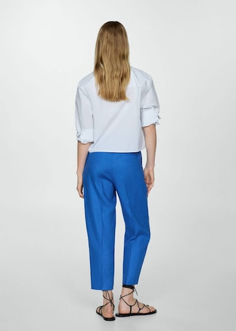 MANGO Normalny krój Spodnie 'Brunoli' w kolorze niebieski
