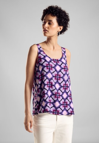 STREET ONE Bluse in Lila: Vorderseite