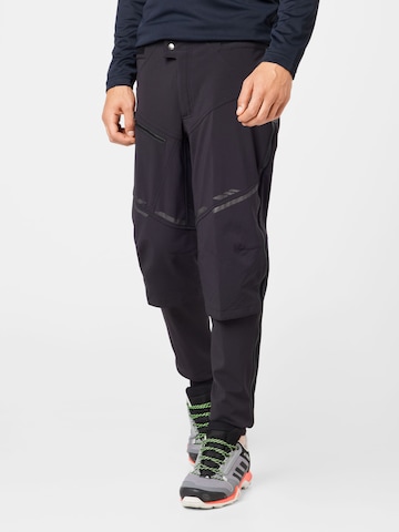 Loosefit Pantaloni outdoor de la VAUDE pe negru: față