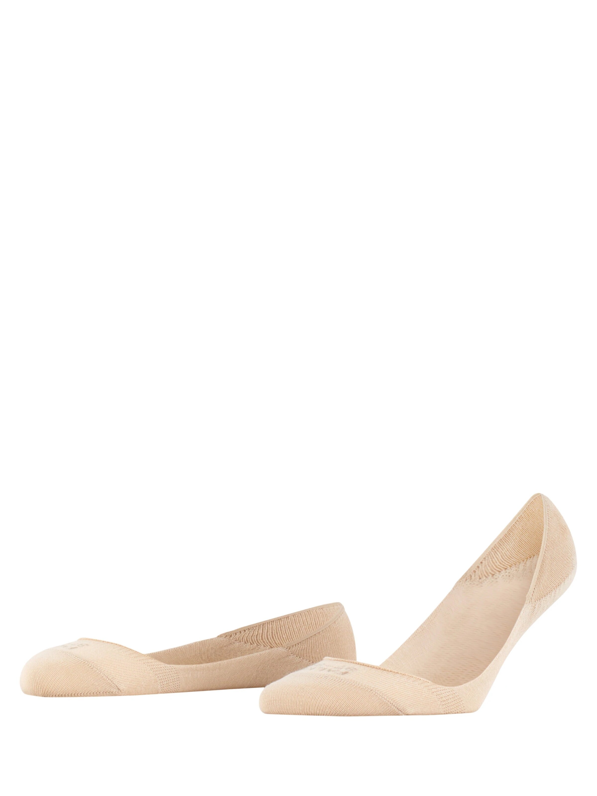 FALKE Ankle Socks 'Step Medium Cut Box' in Beige: front
