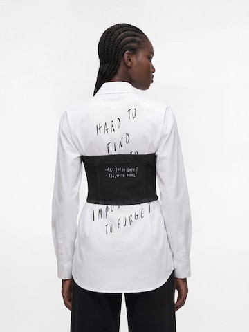 Top 'KLJ x Pietro Terzini' di KARL LAGERFELD JEANS in nero