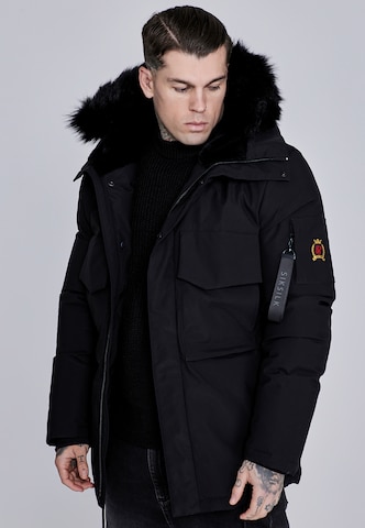 Veste d’hiver SikSilk en noir : devant