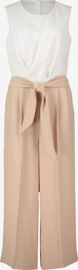 Betty & Co Jumpsuit in Light brown / White, Item view
