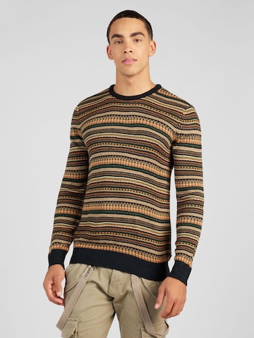 BLEND - Pullover em preto: frente