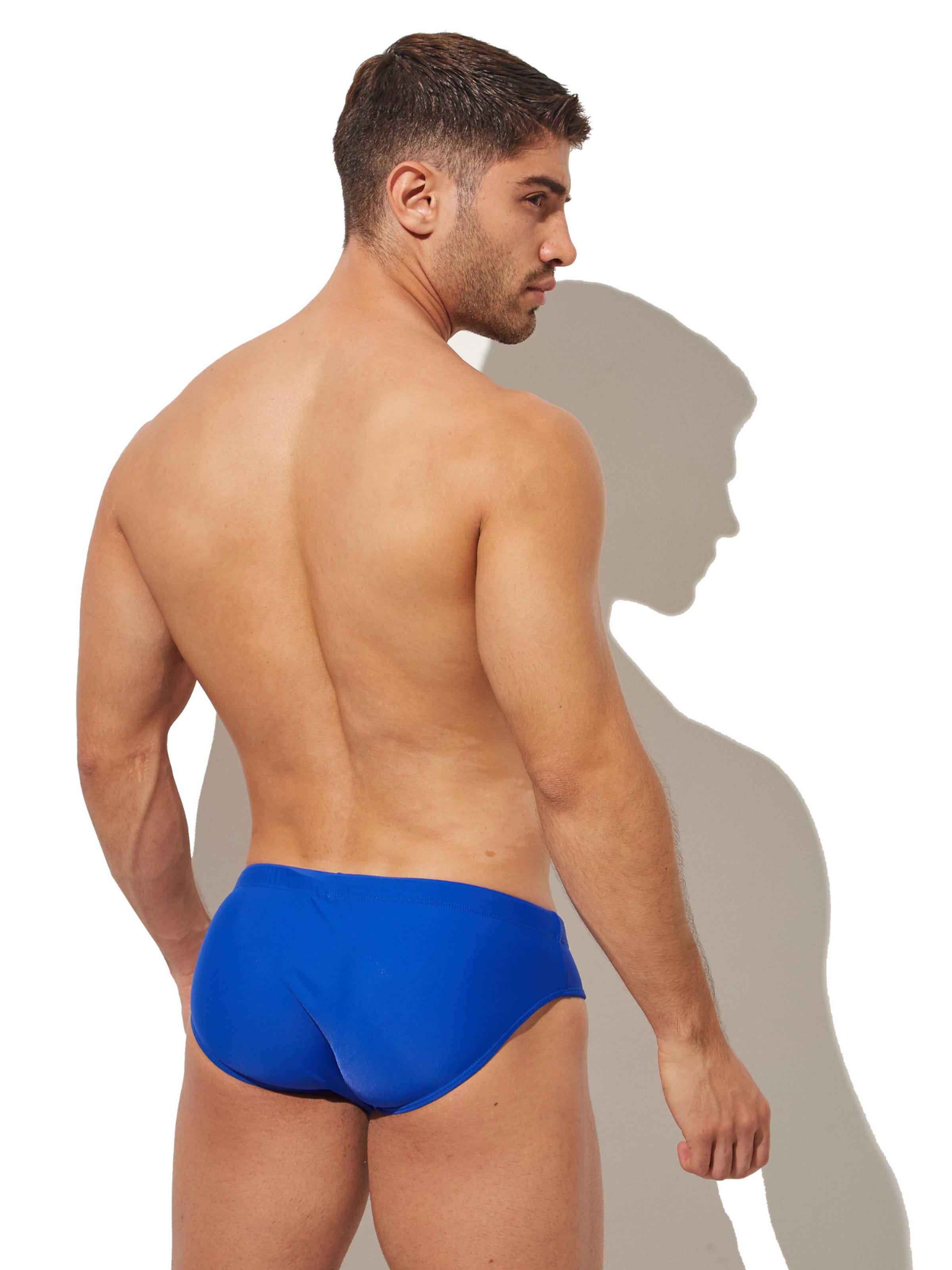 BIMONI Athletic Swim Trunks in Blue