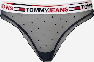 Tommy Hilfiger Underwear Thong in Blue: front