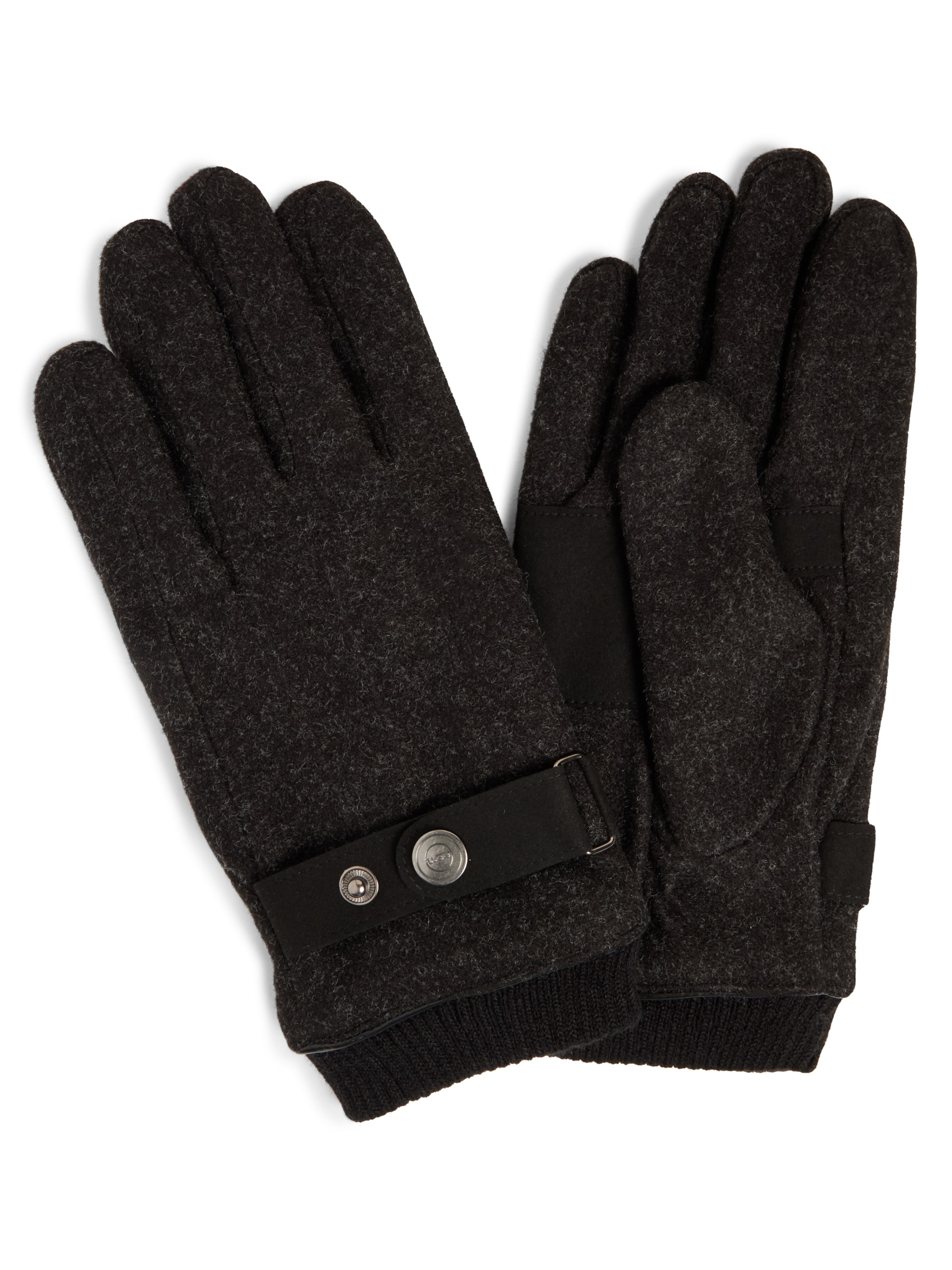 eem Handschuhe in Schwarz: Vorderseite