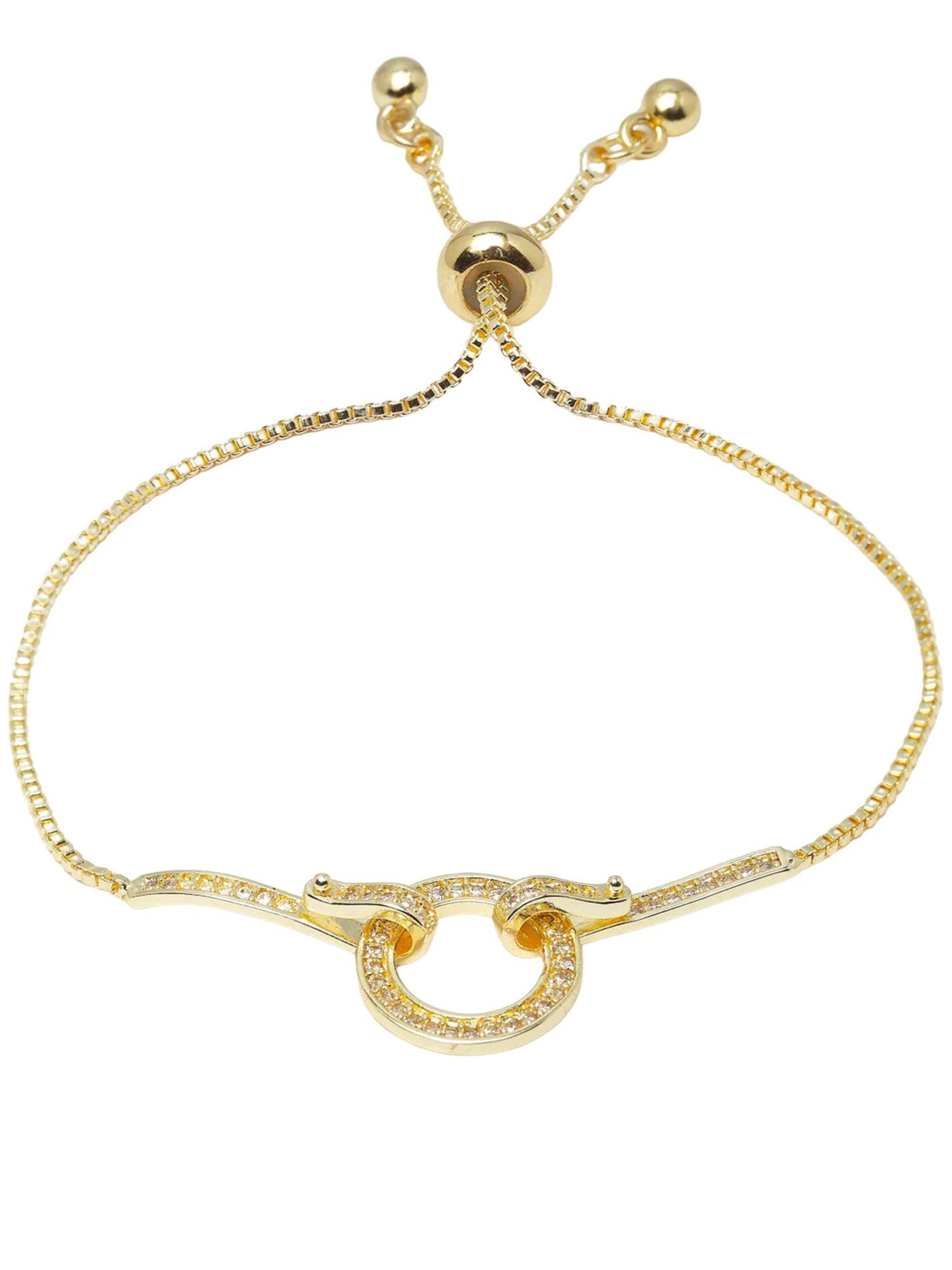 AVANT-GARDE PARIS - Pulsera 'Yasminta' en oro: frente