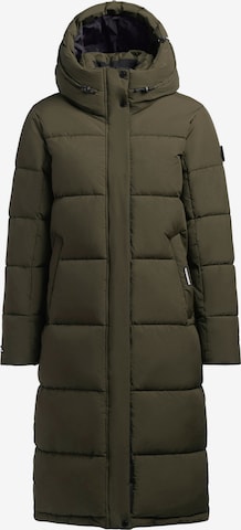 khujo Zimní kabát ' TIONE ' – zelená: přední strana