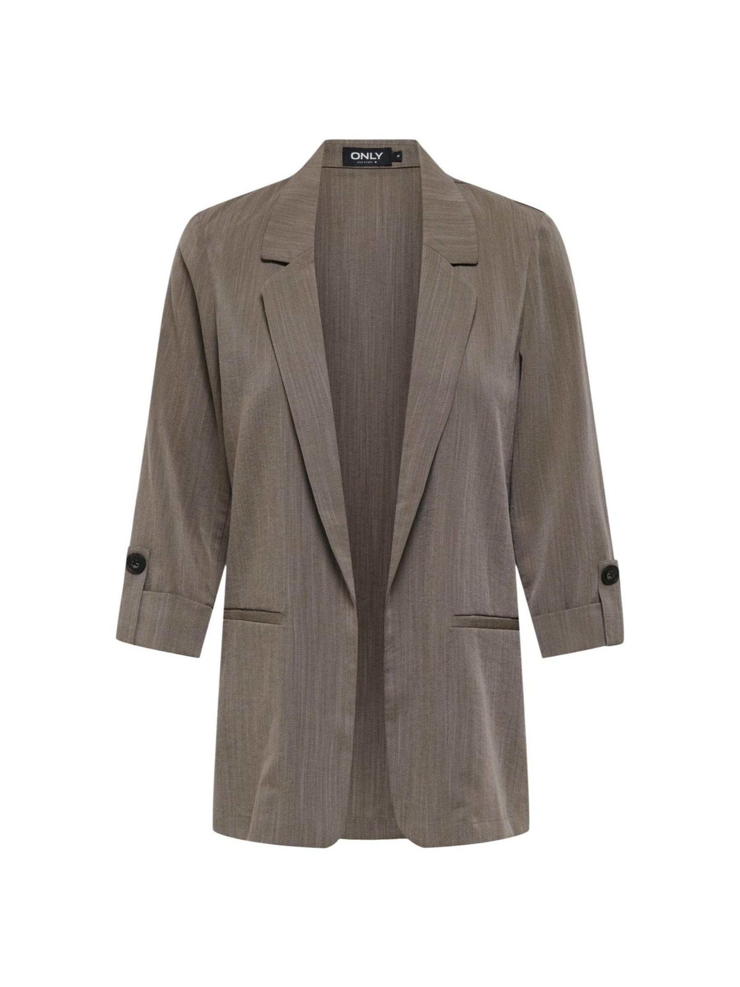 Blazer 'Onlmarsa ¾ Wvn Noos 15308084' di ONLY in grigio: frontale