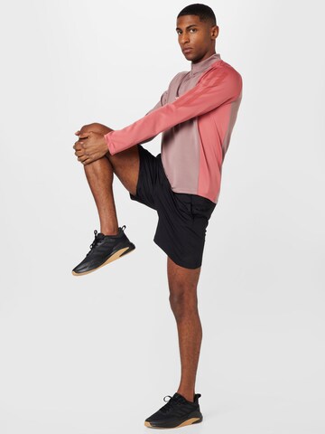 purpurinė ADIDAS SPORTSWEAR Sportiniai marškinėliai 'Colourblock'