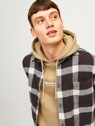 JACK & JONES Regular fit Button Up Shirt 'JORFrederiksberg' in Blue