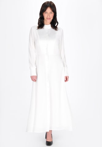 Robe usha BLACK LABEL en blanc