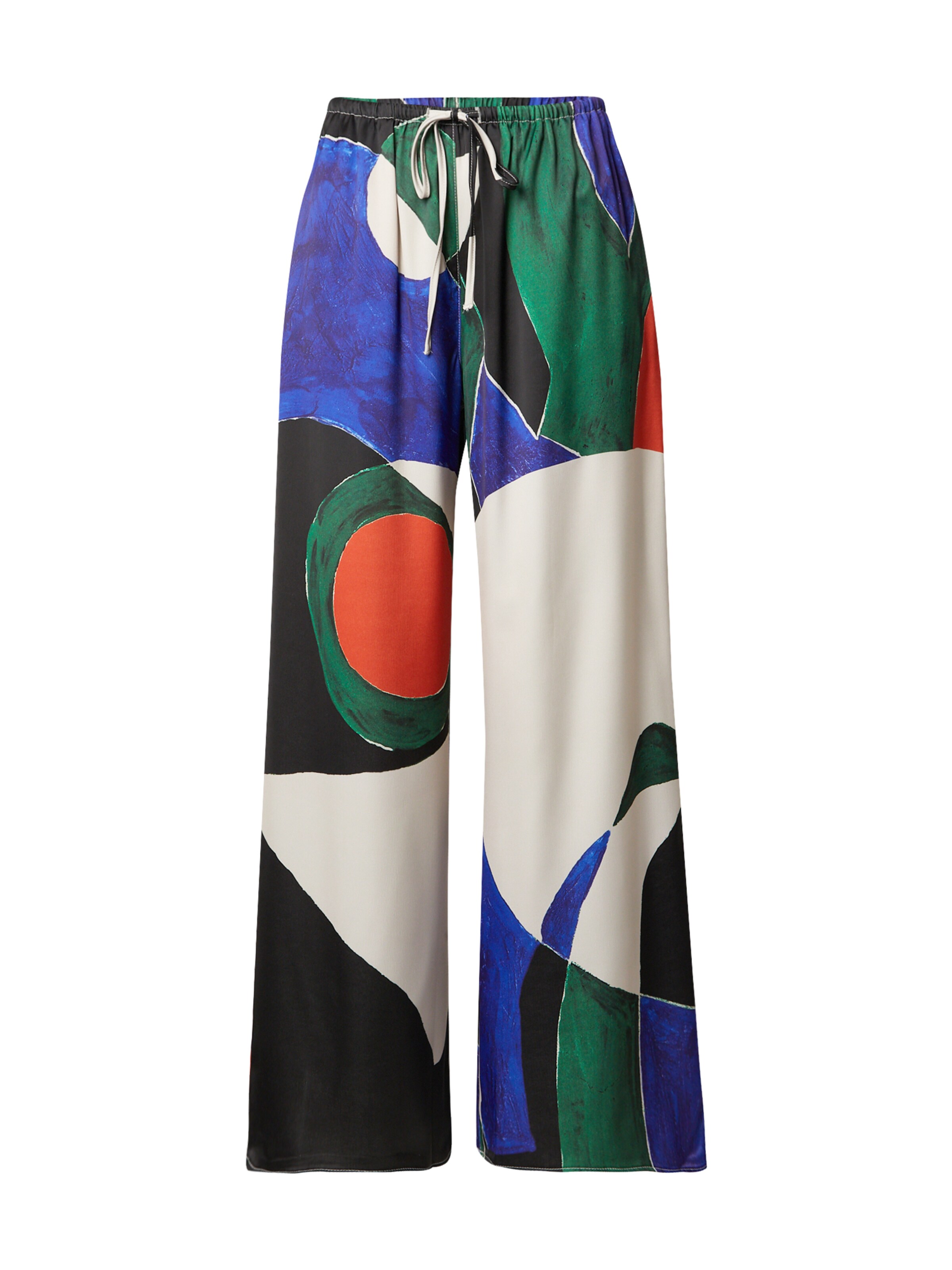 TOPSHOP Wide leg Παντελόνι σε πορτοκαλί: μπροστά