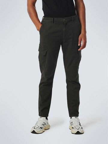 No Excess Regular Cargo Pants in Black: front