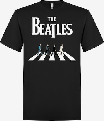 Maglietta 'Beatles abbey road modern T-Shirt' di The Beatles in nero: frontale