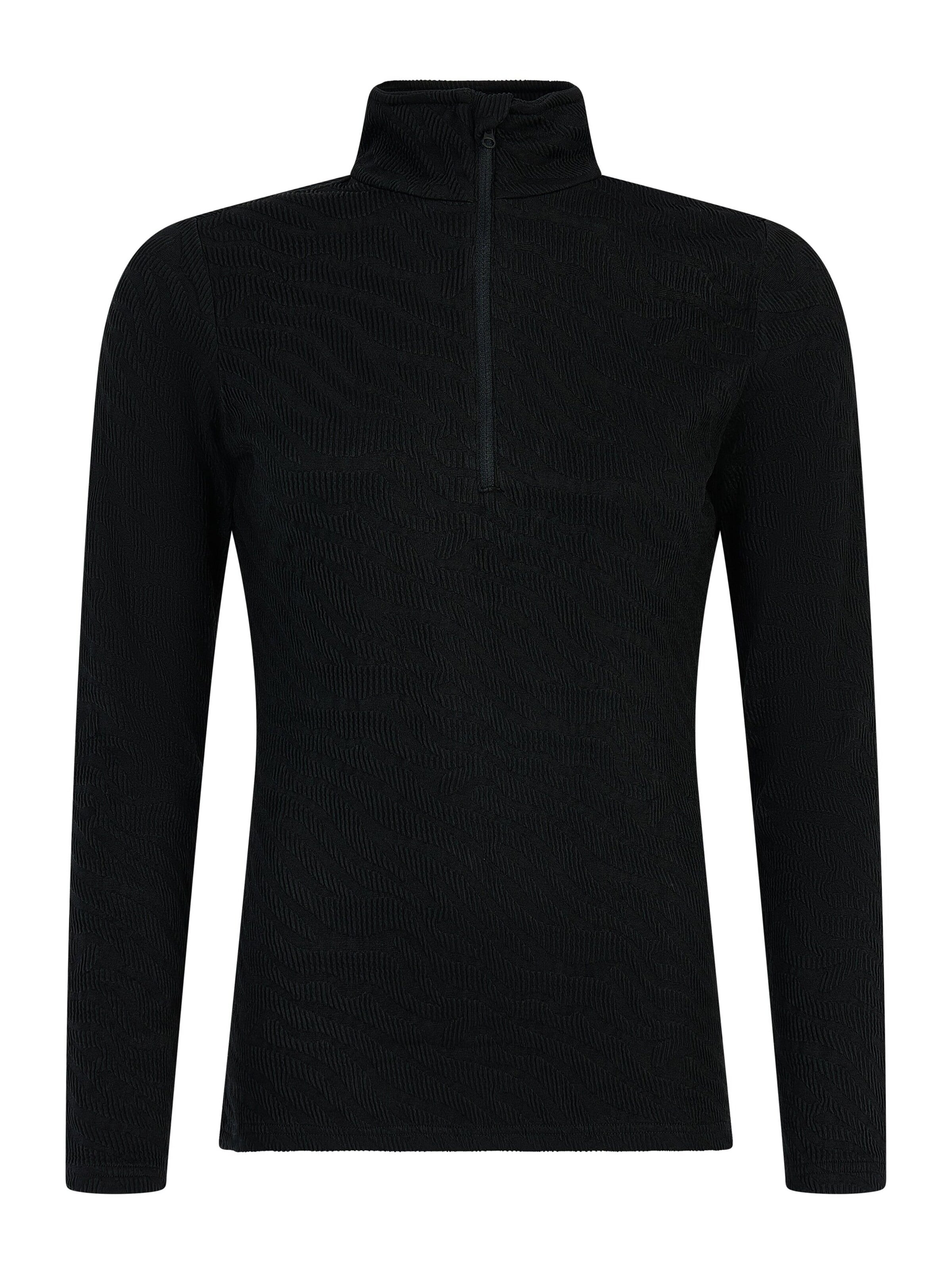 PROTEST Sports sweatshirt 'PRTShirley' in Black: front