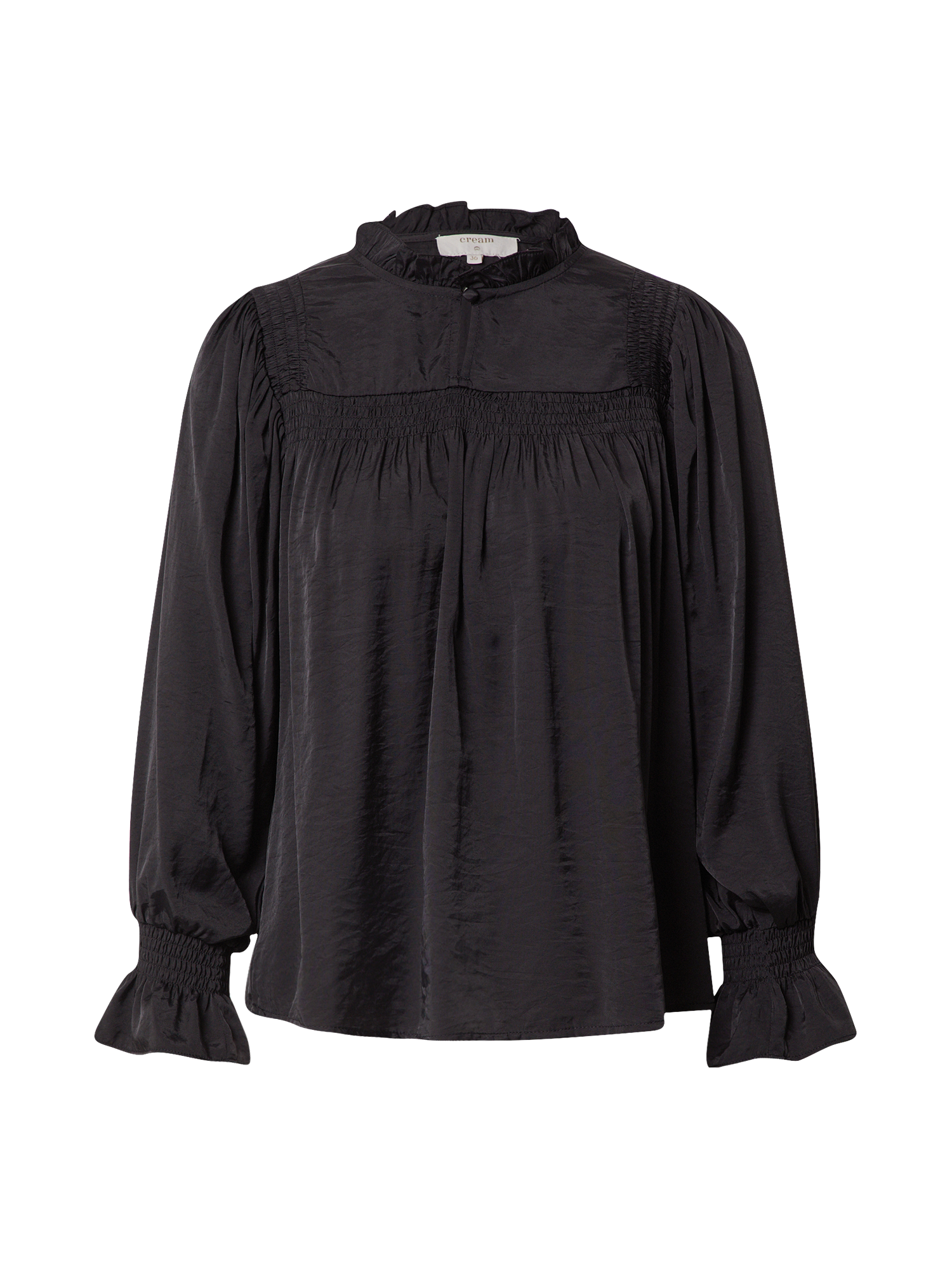 2d0AZ Odzież Cream Bluzka Emily w kolorze Czarnym 