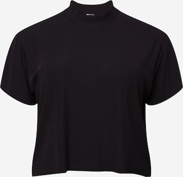 Cotton On Curve Shirt 'SOHO' in Zwart: voorkant