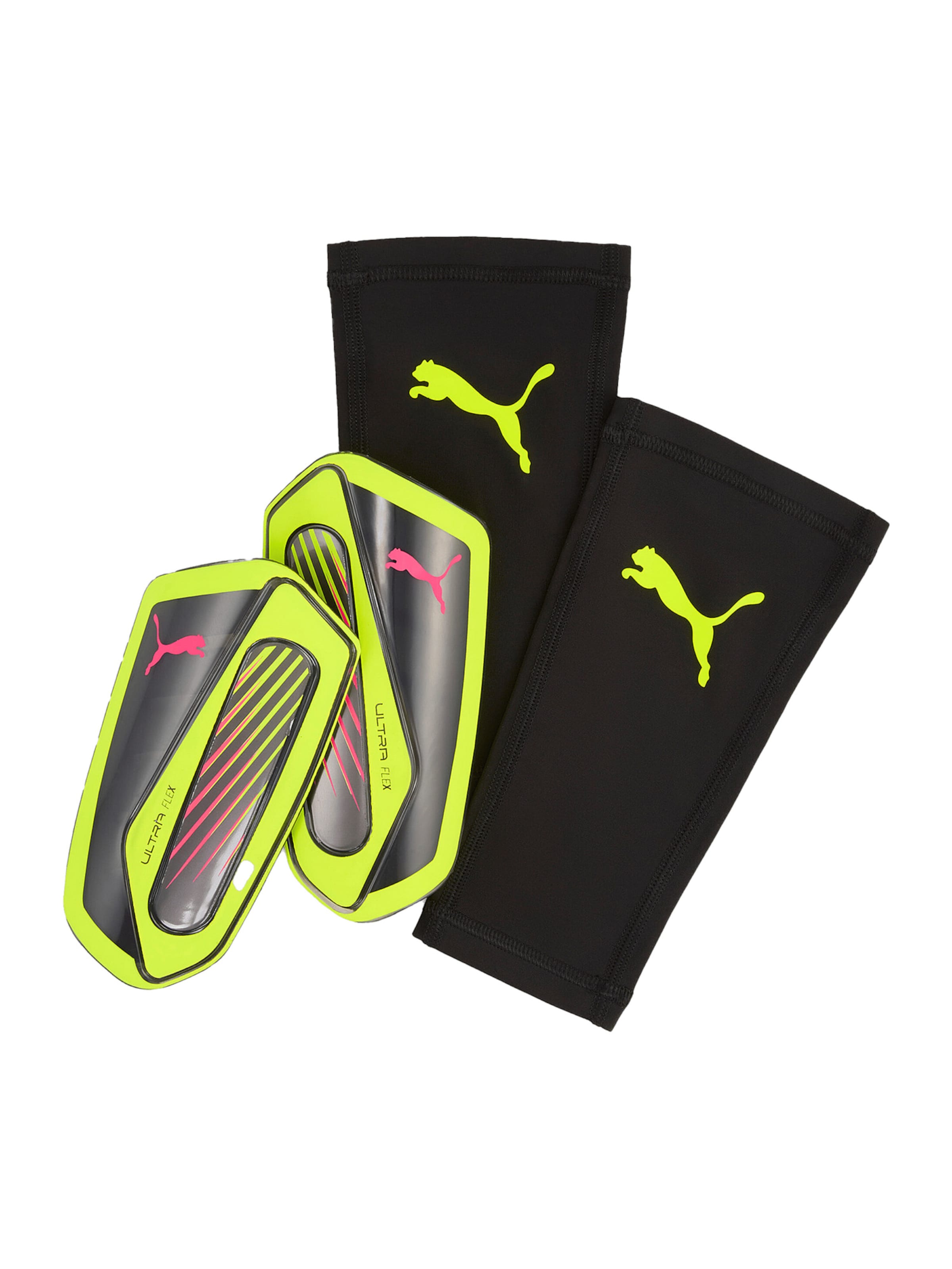 PUMA Schienbeinschoner 'Ultra Flex' in Gelb: Vorderseite