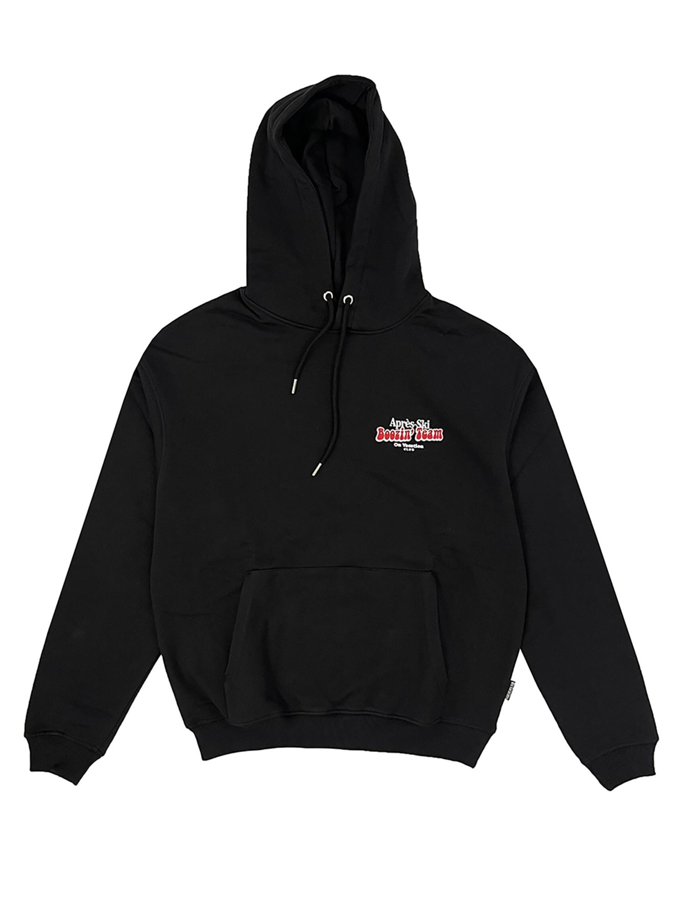 On Vacation Sweatshirt 'Apres Ski' in Black: front